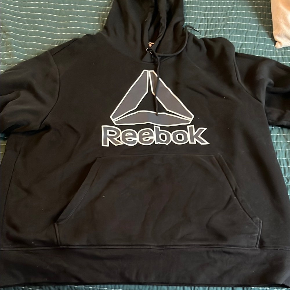 Reebok Black Pullover with Logo